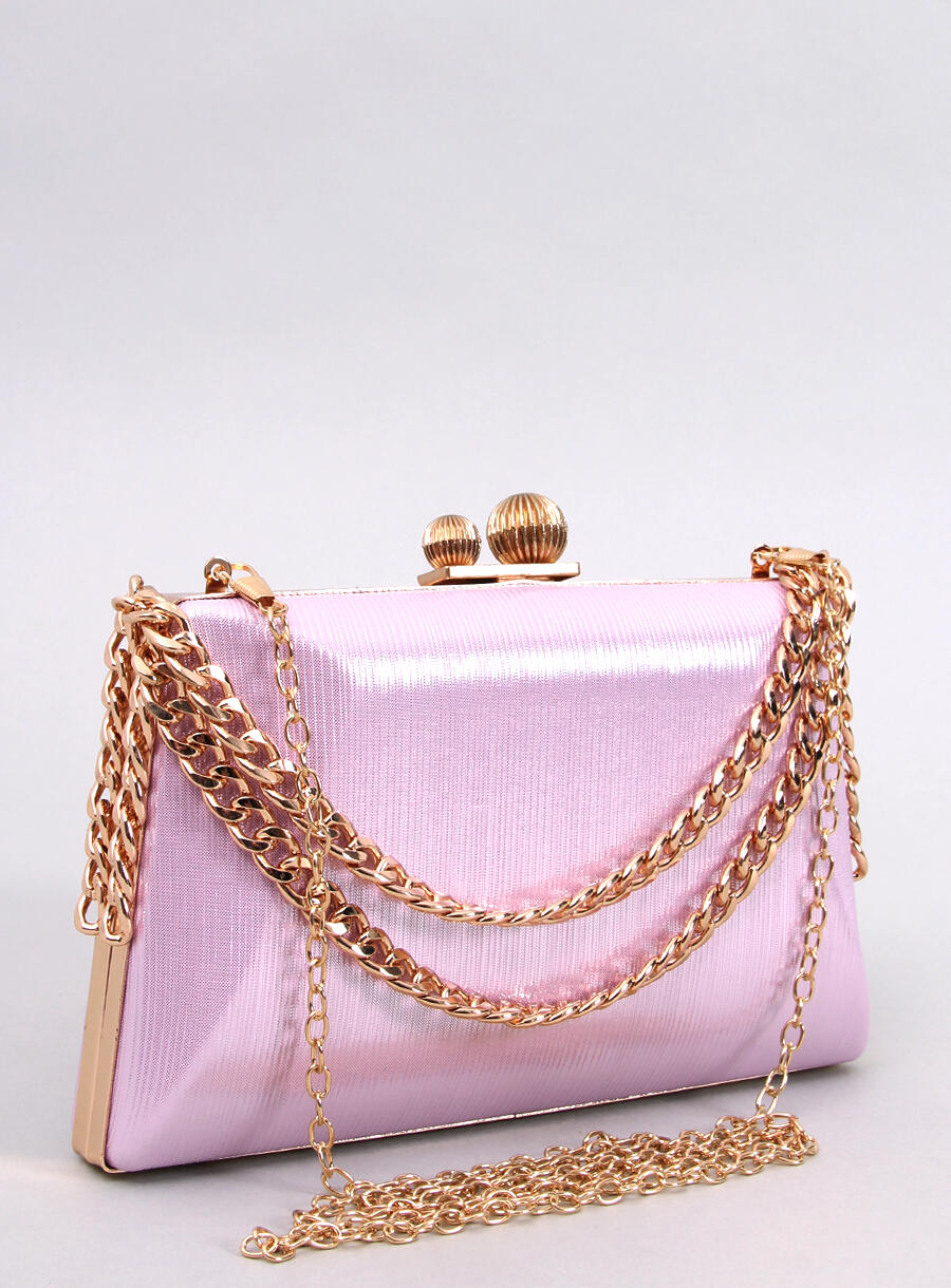 Elegantná svetlružová kabelka