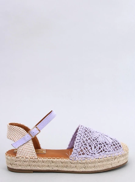 Sandałki ażurowe espadryle PREMAT PURPLE