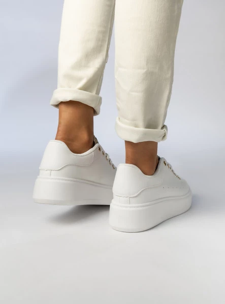 Damskie Sneakersy SAVANNAH WHITE/LEOPARD