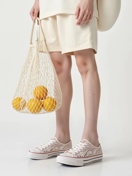 Damskie Trampki BANDANA WHITE 