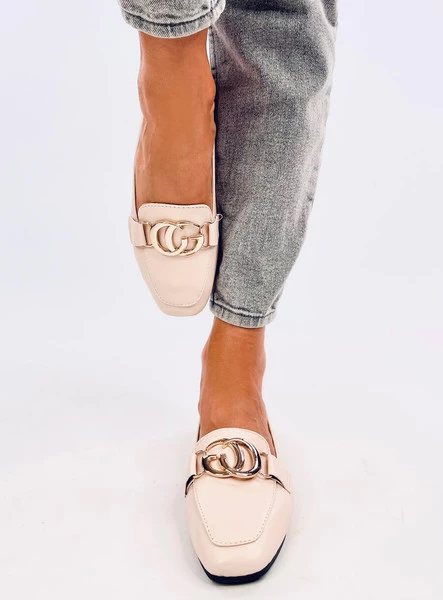 Mokasyny damskie ELISA NUDE