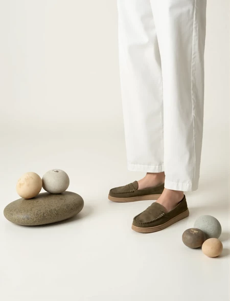 Damskie Mokasyny – Zamszowe Martina GREEN