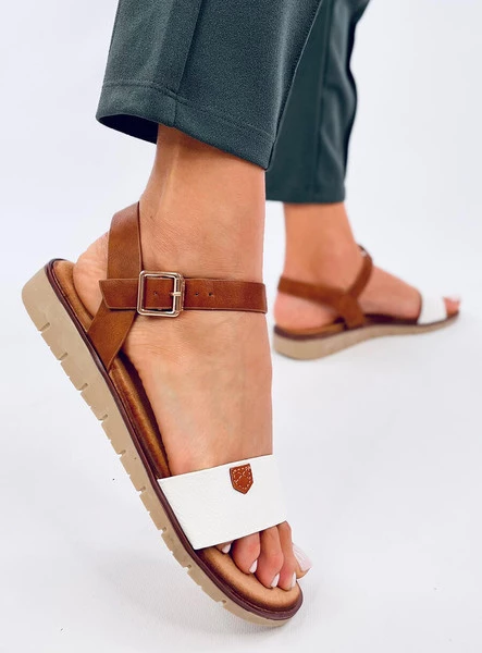 Sandałki damskie ALMERA WHITE