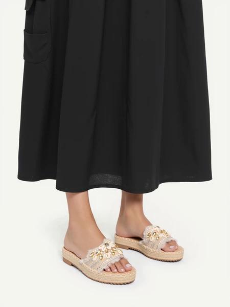 Klapki Plażowe Eleganzio SILVER