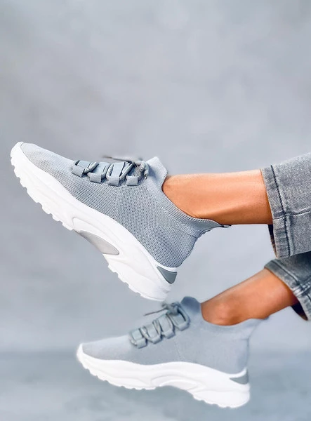 Buty sportowe skarpetkowe VESCO GREY