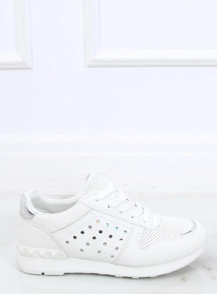 Buty sportowe sneakersy damskie BARKSS WHITE