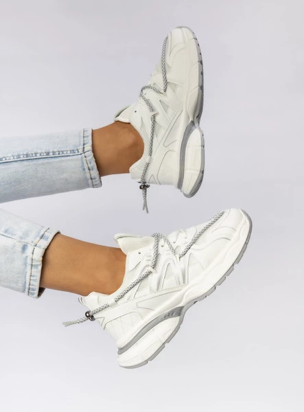 Damskie Sneakersy – Biało-Szare LUNAR WHITE/GREY