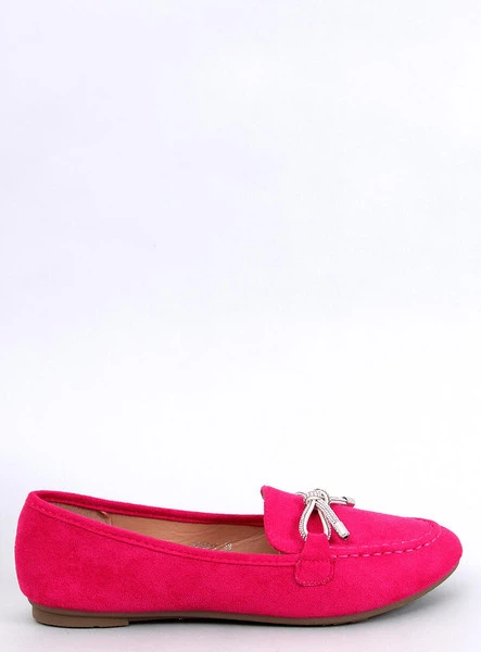 Mokasyny zamszowe MARSOIN FUKSJA