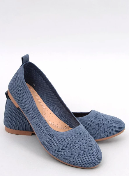 Baleriny z dzianiny NEWEY BLUE