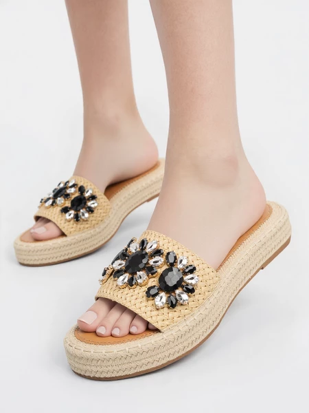 Damskie Klapki DIVAGLAM BLACK