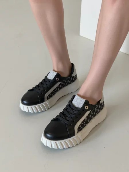 Damskie Sneakersy MONVIA BLACK