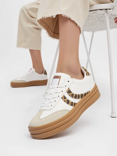 Damskie Sneakersy LUMI Leopard