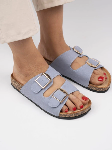 Baleriny damskie eleganckie w kolorze Blue