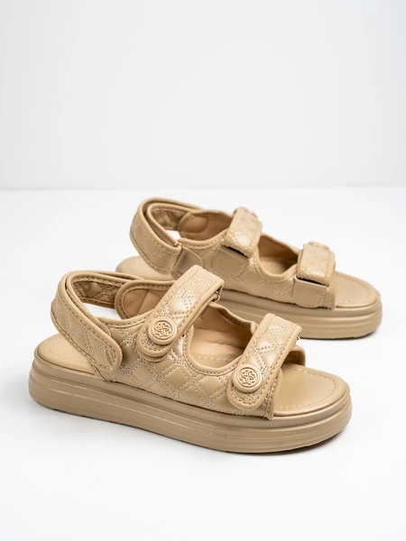 Modne sandały damskie w kolorze Khaki