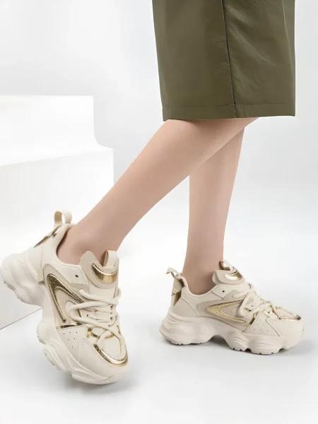 Damskie Sneakersy LUMORA BEIGE