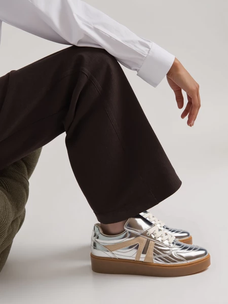 Damskie Sneakersy XERON – SILVER 