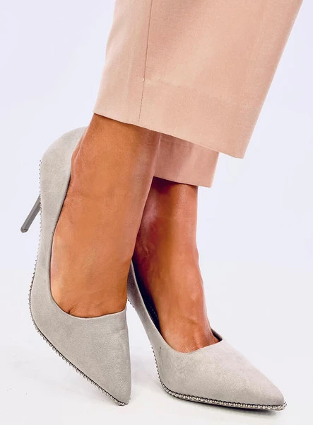 Eleganckie szpilki damskie LINOR GREY