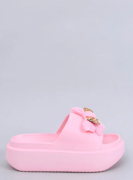 Klapki z misiem LILOO PINK