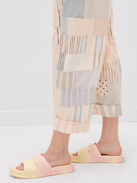 Damskie Klapki ESTRELLA PINK/CREAM