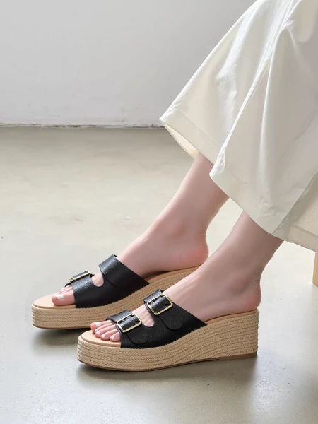 Klapki Eleganzia Czarne