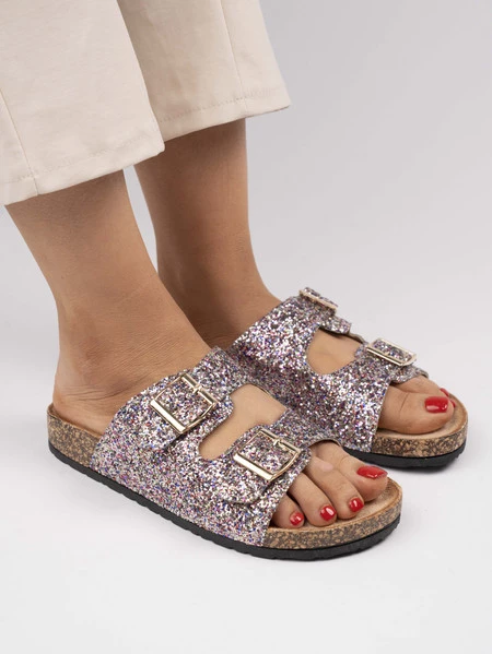 Sandały damskie eleganckie w kolorze Colour