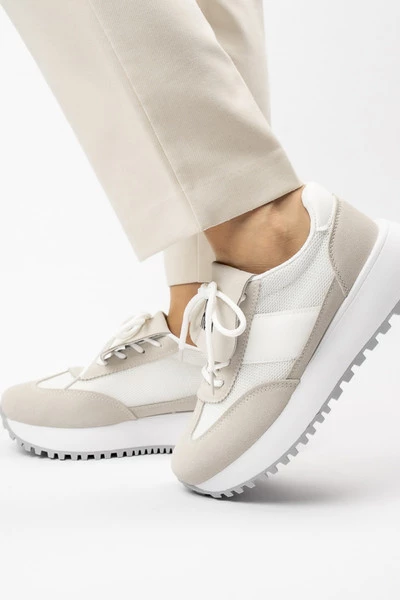 Damskie Sneakersy FLOW WHITE