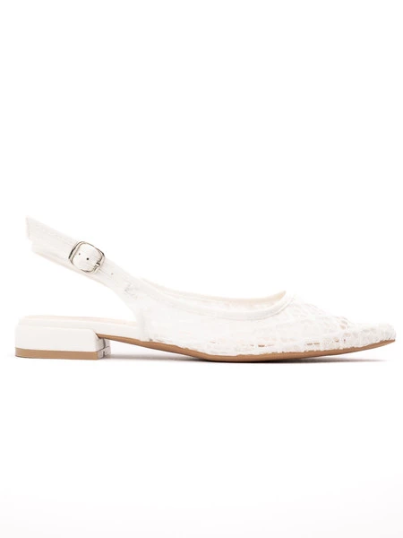 Klapki Elegancja LUMINA Biały