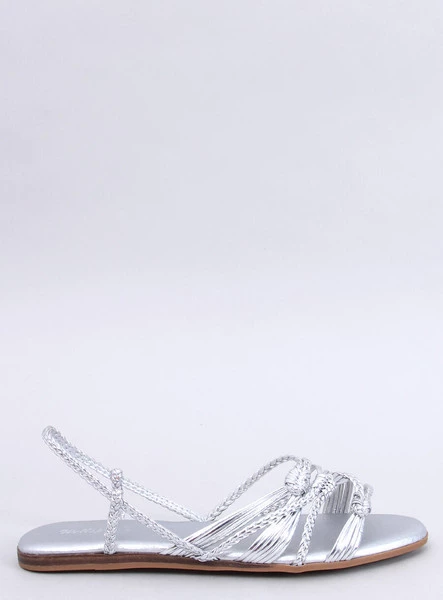 Sandałki w stylu boho LIMBE SILVER