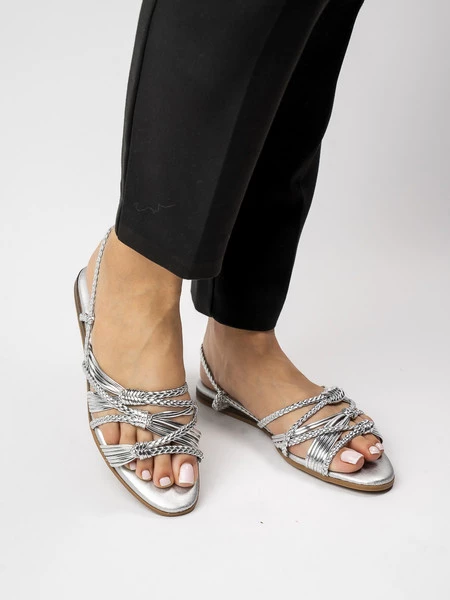 Sandały Livia Silver