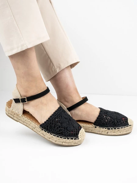 Espadryle Gama w kolorze Black