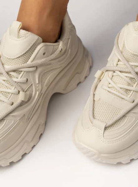 Damskie Sneakersy VELARA BEIGE