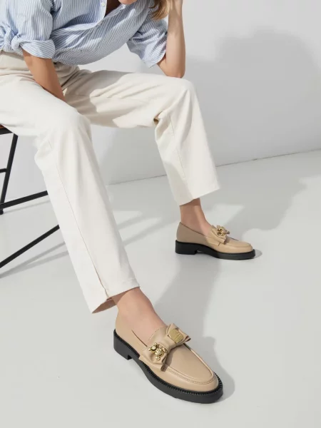 Damskie Mokasyny ELYDA BEIGE