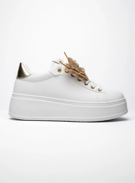 Damskie Sneakersy BUTTERFLY LUX – Gold