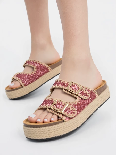 Trampki damskie eleganckie w kolorze Pink