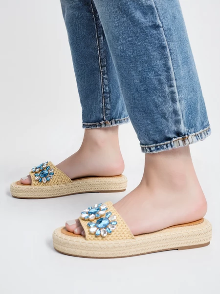 Damskie Klapki DIVAGLAM BLUE