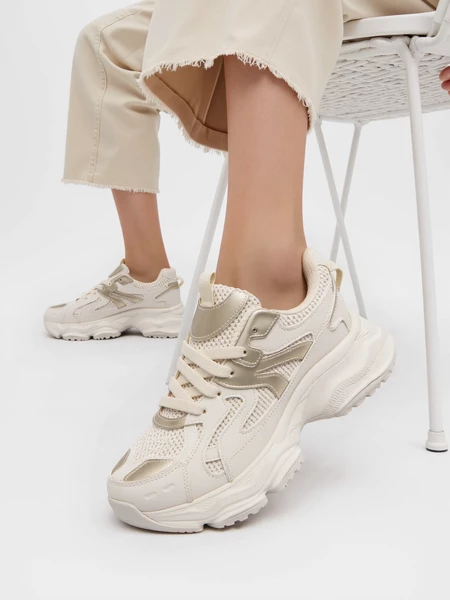 Damskie Sneakersy GLOW RIDE BEIGE