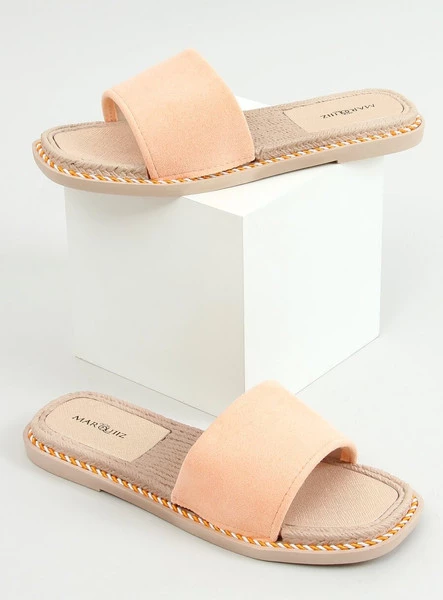 Klapki damskie zamszowe DANIELS ORANGE