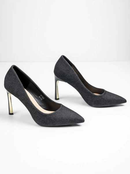 Modne czółenka - Eclanne Black