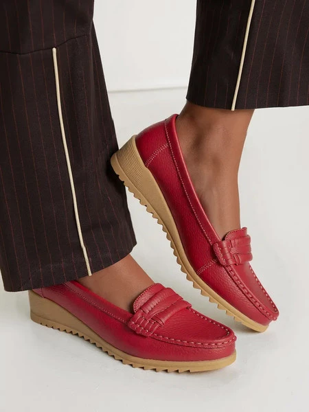 Damskie Mokasyny ALORA RED