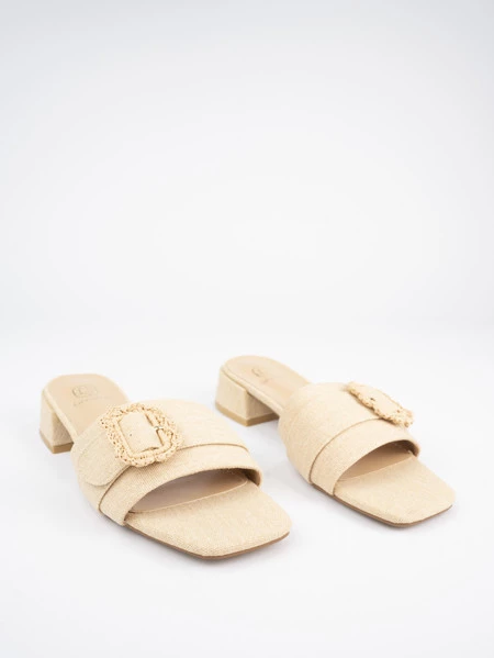 Klapki Eleganca Khaki