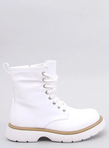 Botki sznurowane PEDDY WHITE