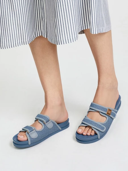 Sandały damskie eleganckie w kolorze Blue