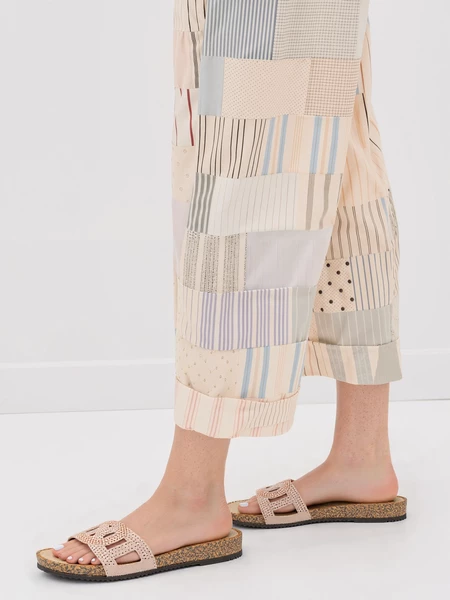 Damskie Ażurowe Klapki CELEST PINK