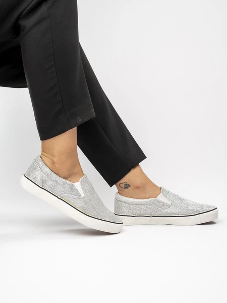 Trampki Lśnienie Silver