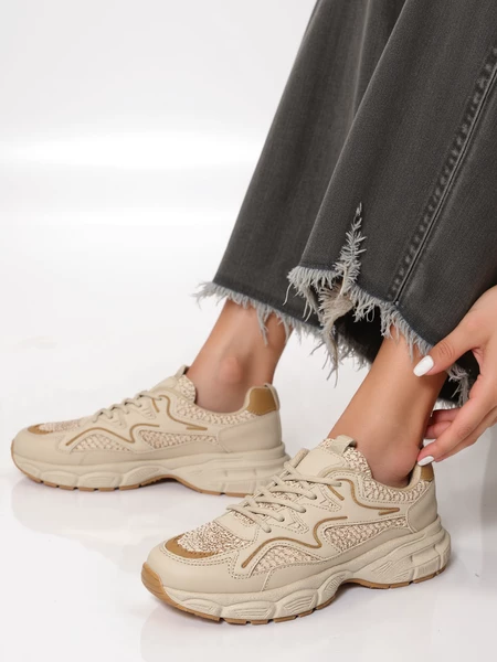 Damskie Sneakersy STELLAR – Beige 