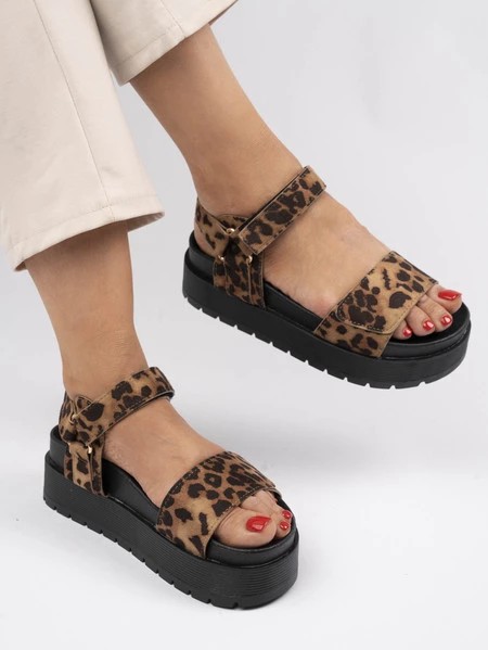 Damskie Sandały LEOPARD
