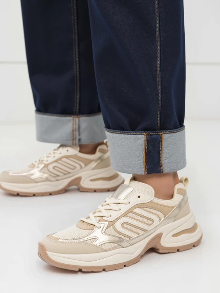 Damskie Sneakersy YNOVA BEIGE