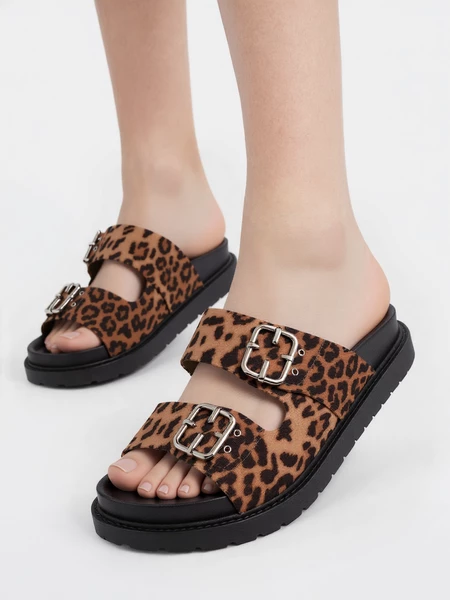 Sneakersy damskie eleganckie w kolorze Leopard