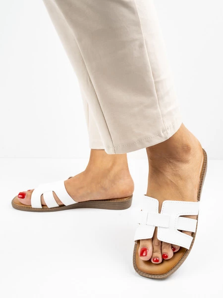 Modne sandały damskie Limoncello w kolorze White