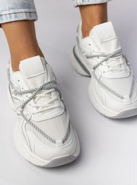 Damskie Sneakersy – Biało-Szare LUNAR WHITE/GREY